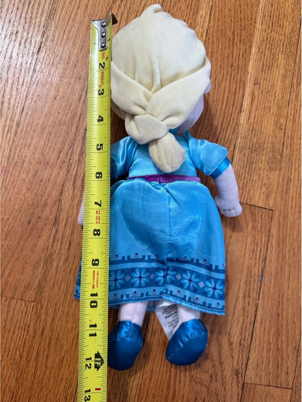 Disney Frozen Elsa Plush Doll in Blue Dress, 12 Inches